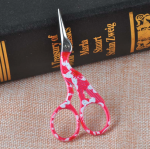 (image for) Embroidery Scissors - Floral Storks - Hot Pink